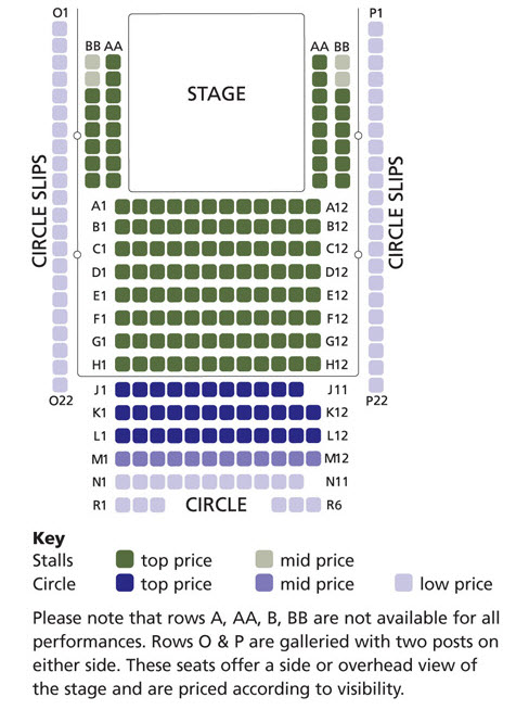 The Watermill Theatre - Seating Plan